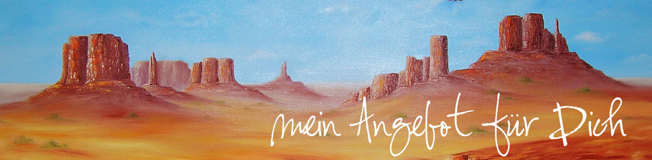 Monument Valley - Landschaft - Öl-gemälde - Angebot - Auftragsmalerei