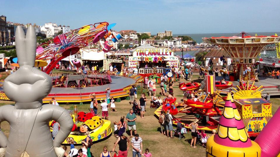 Victoria Gardens Funfair, Broadstairs Water Gala.
