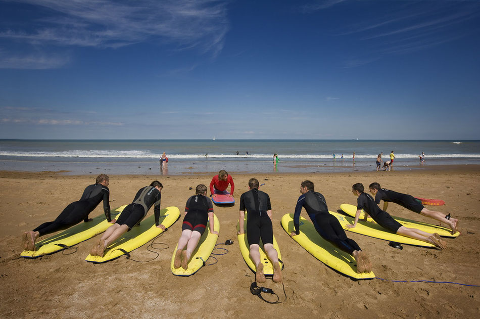 Lessons at Joss Bay. Image via Explore Thanet