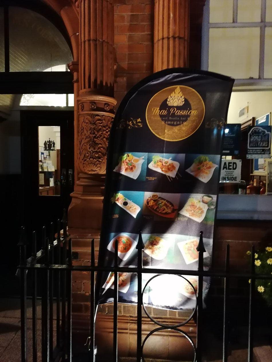 Thai Passion's home is within the grand Custom House, Ramsgate. Photo: M Smith