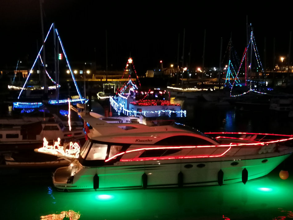 A luxury yacht joining in the fun. Photo: MSmith