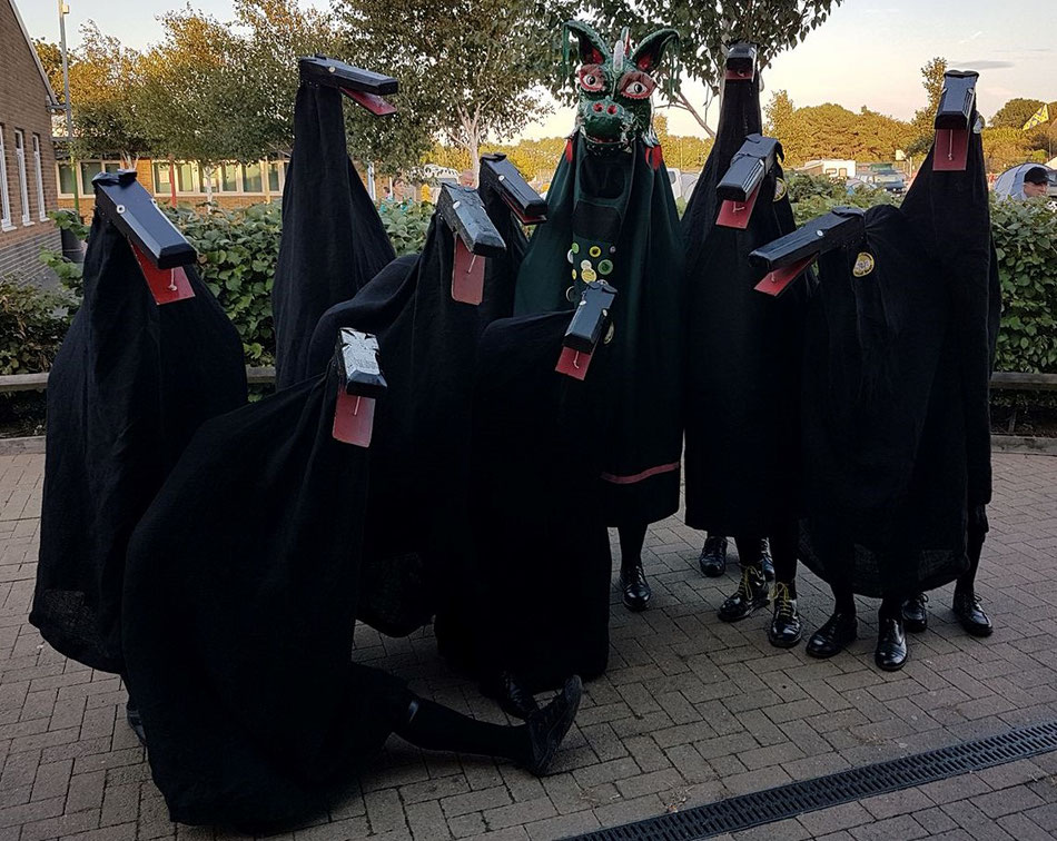 Clarence and his Osses, Broadstairs Folk Week. Image: © @broadstairs.hooden.horse via Facebook