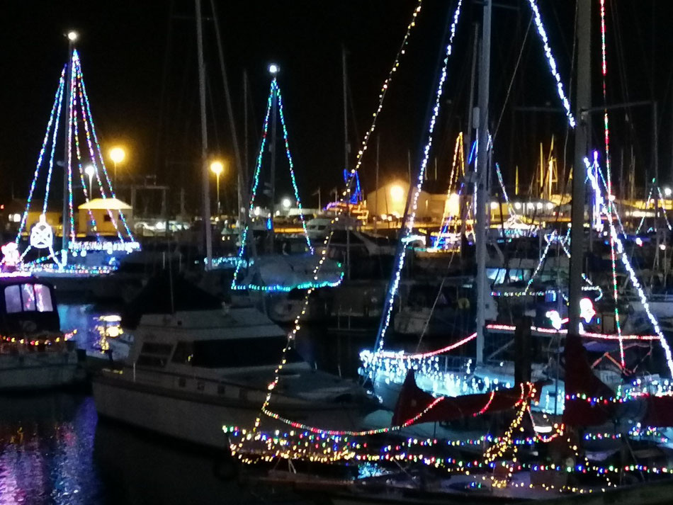 Ramsgate Harbour all lit up. Photo: MSmith