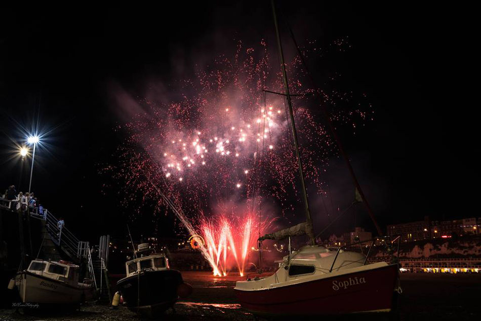 Evening Fireworks at the Water Gala.
