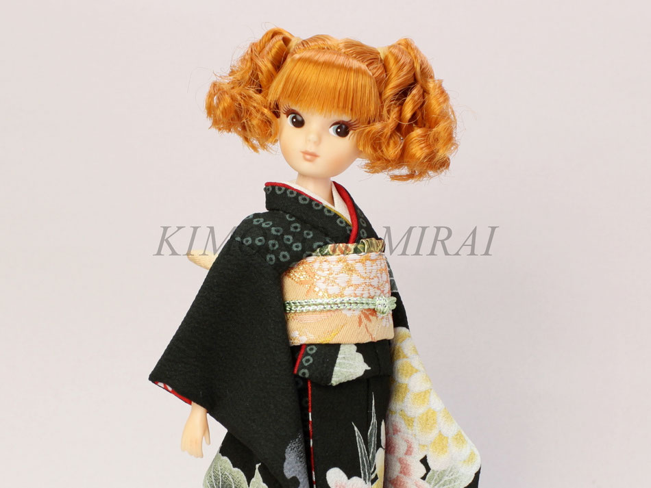 復刻版 初代リカちゃん着物、Licca kimono、復刻リカ　振袖