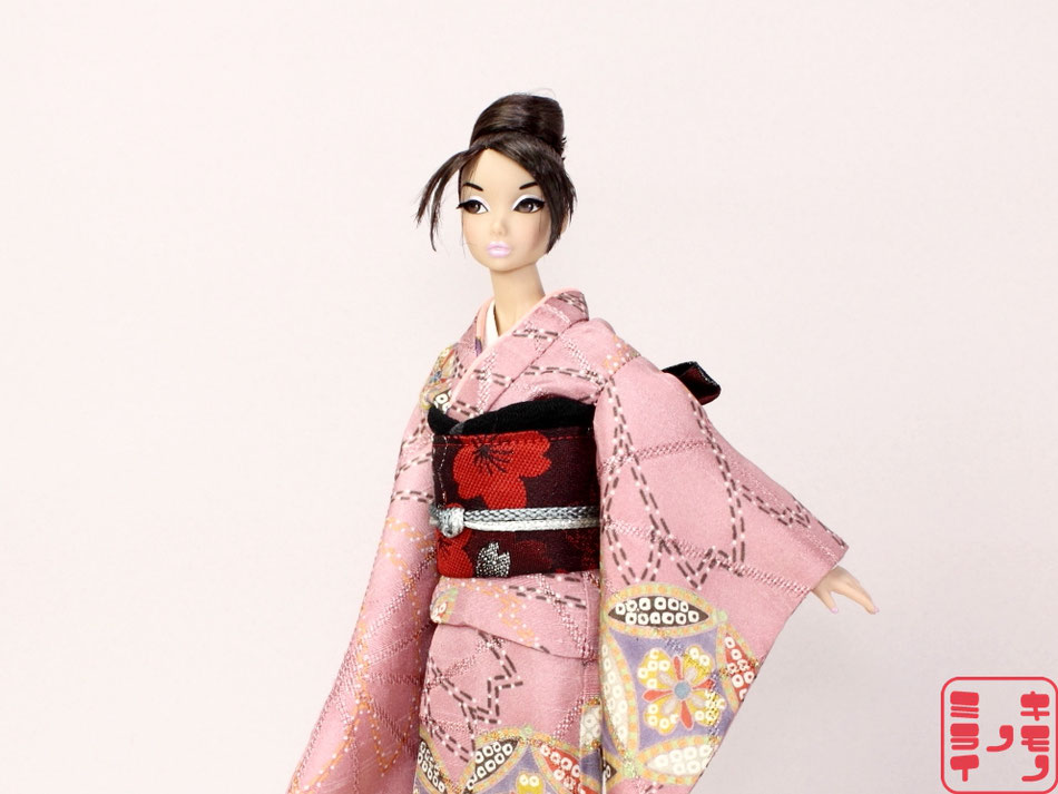 Poppy Parker kimono,Misaki wafuku,バービー 着物