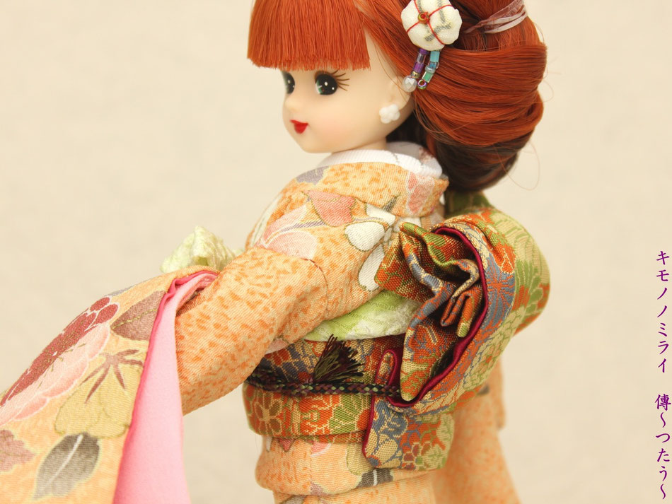 リカちゃん振袖・ブライス振袖,kimono Blythe