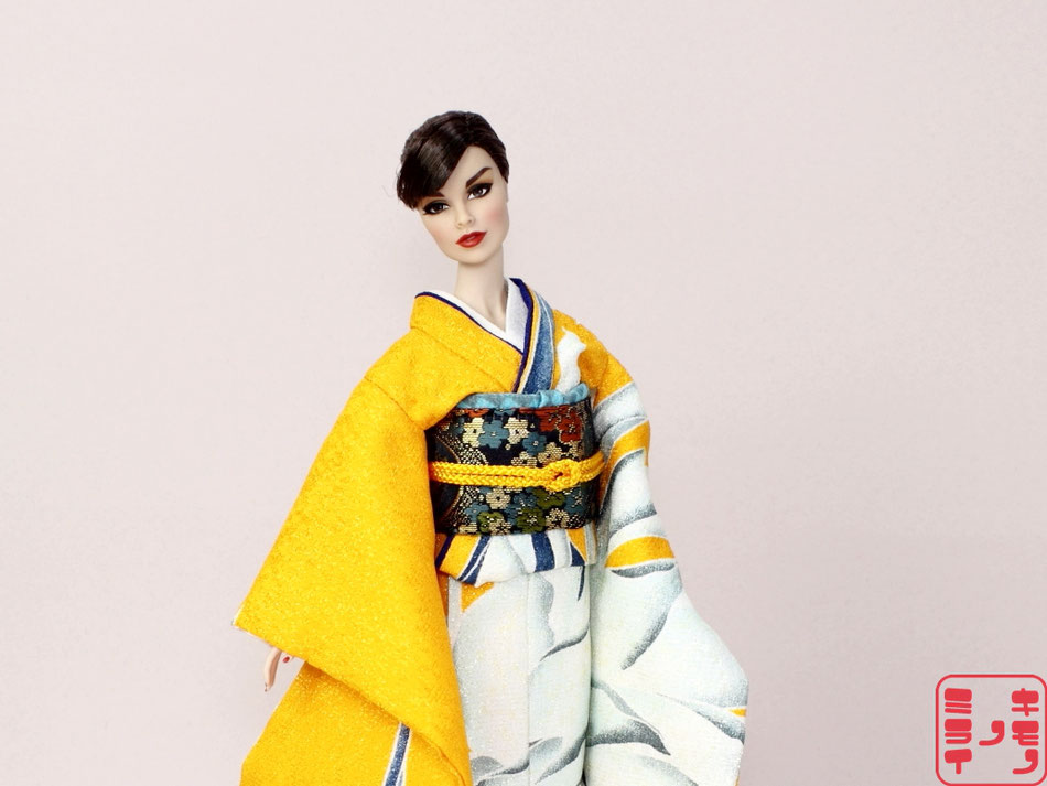 バービー　着物,Barbie kimono,Poppy Parker Furisode,FR NIPPON Wafuku,MISAKI Japan