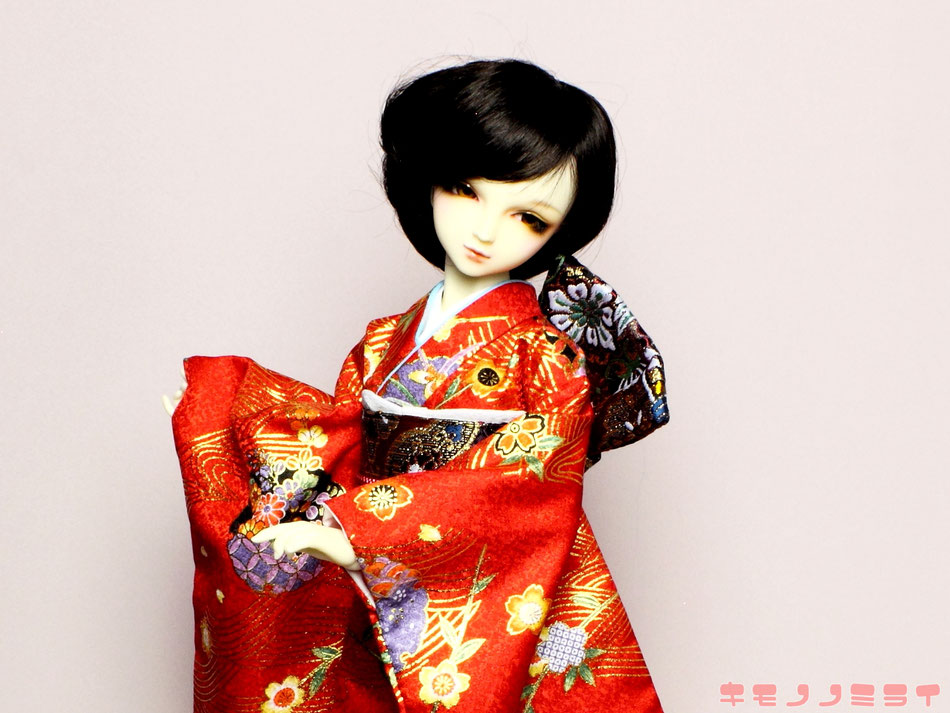 SD kimono,Super Dollfie 着物,ドルフィー　和装