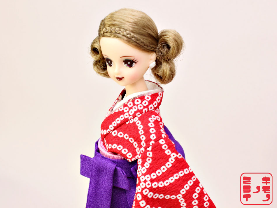 Jenny kimono,Momoko 袴,Pullip 着物