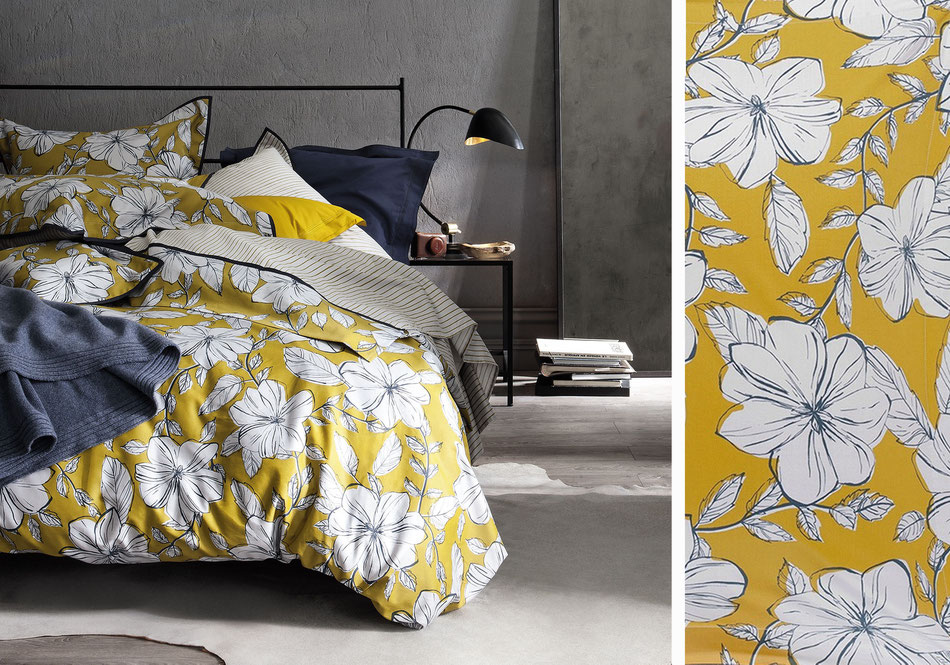 Ligne de lit fleurs Nina Ricci