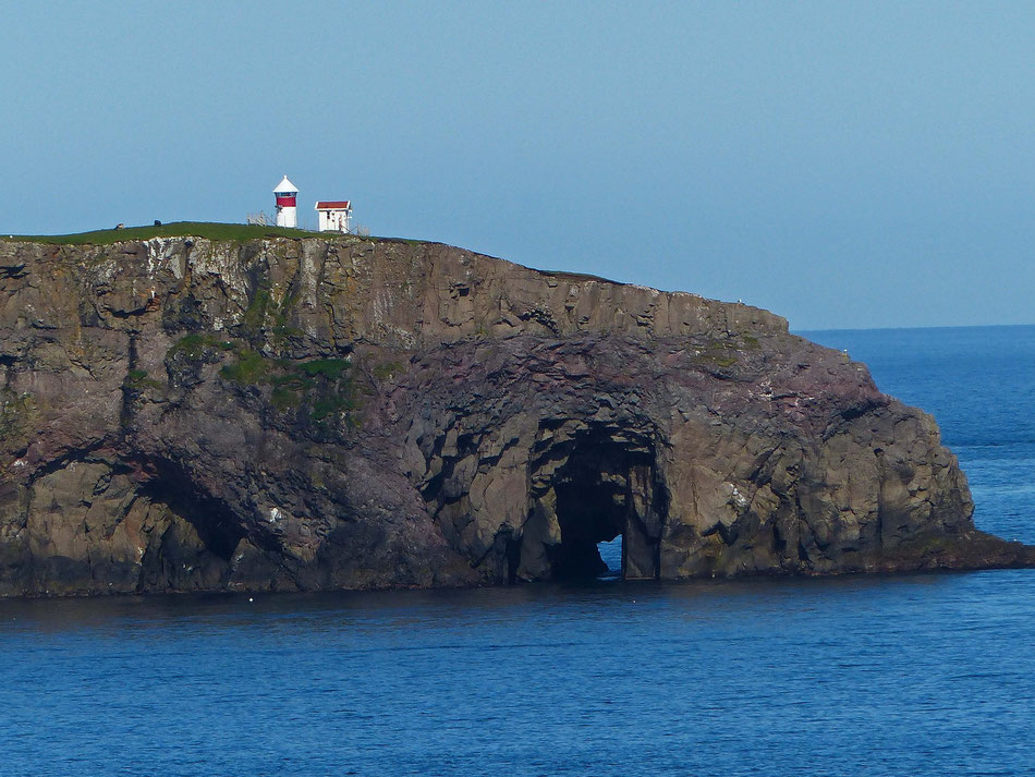 Dieser Leuchtturm ist noch heute einer der lichtstärksten Leuchttürme im nordatlantischen Bereich.