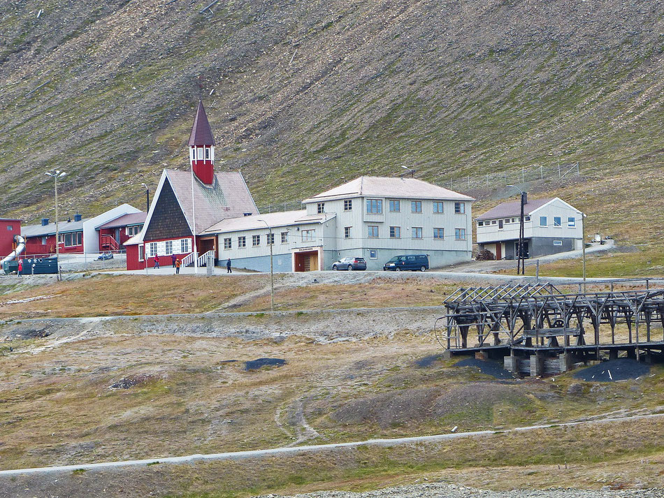 Die Kirche von Longyearbyen - die nördlichste der Welt. 