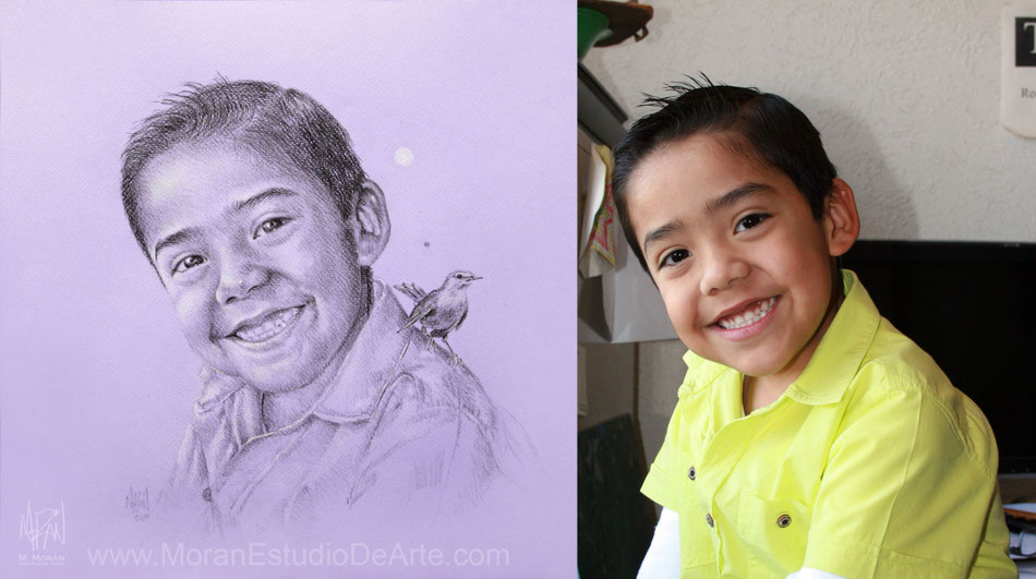 Regalo para mi esposo dibujo al carbon