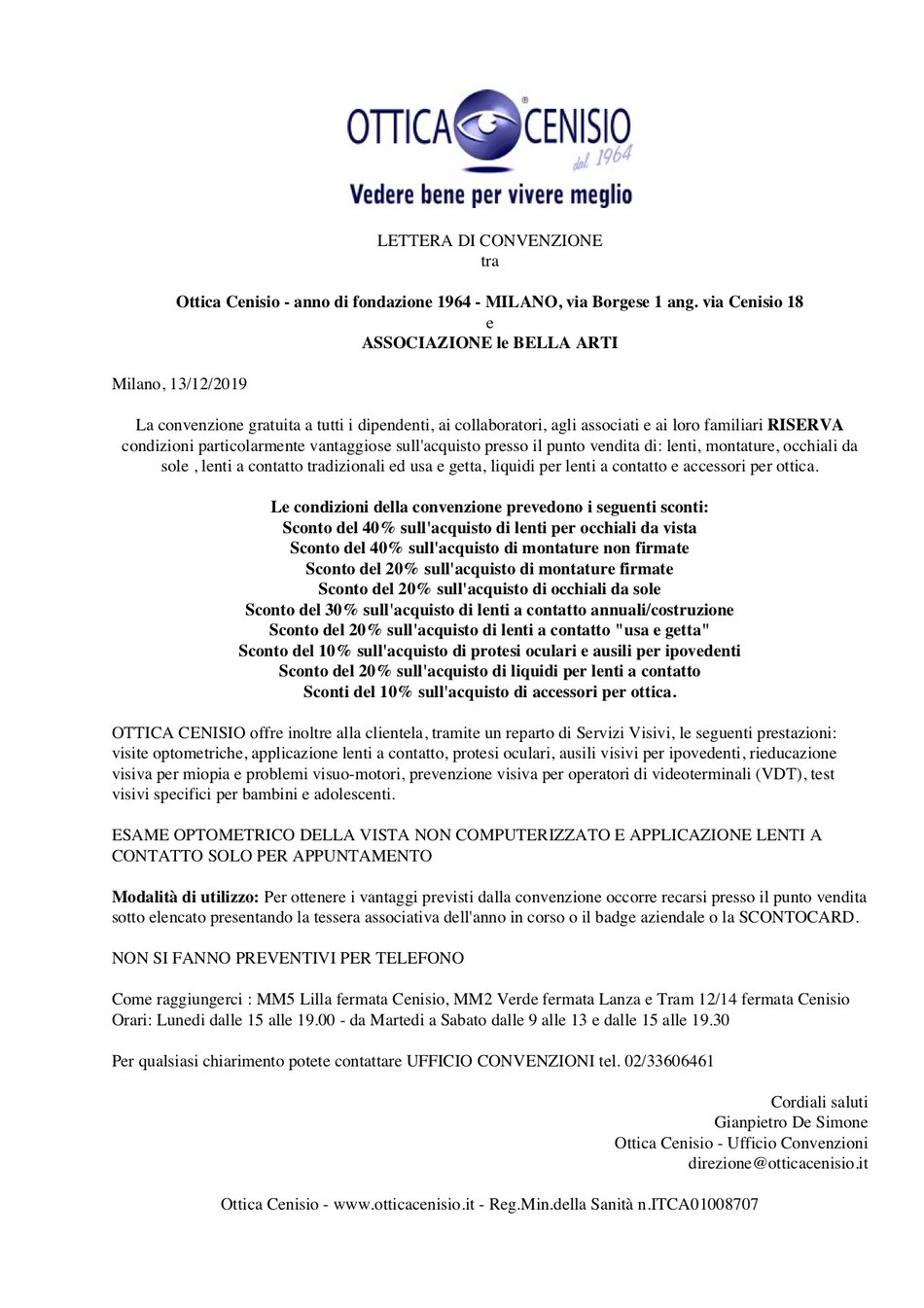 Ottica Cenisio - lebellearti.org