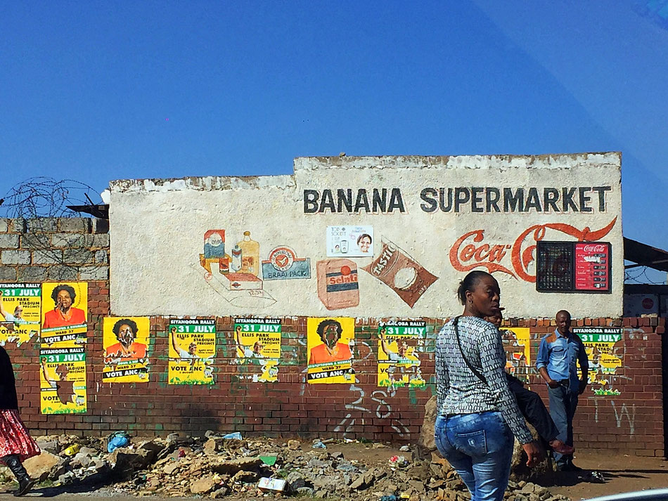 Dans les rues de Soweto