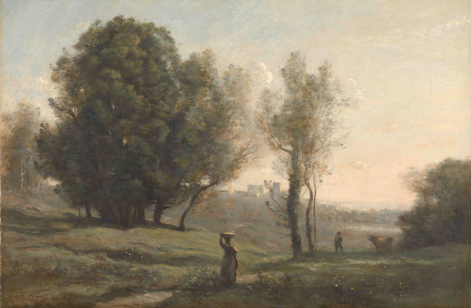 Landschap, Camille Corot, ca. 1872 | Rijksmuseum, Amsterdam