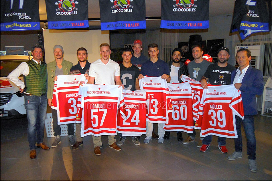 v.l.n.r: Maier, Margreiter, Karrenberg, Gabler, Schöser, Kreiner, Zitz, Matousek, Brunner, Müller und Kruckenhauser