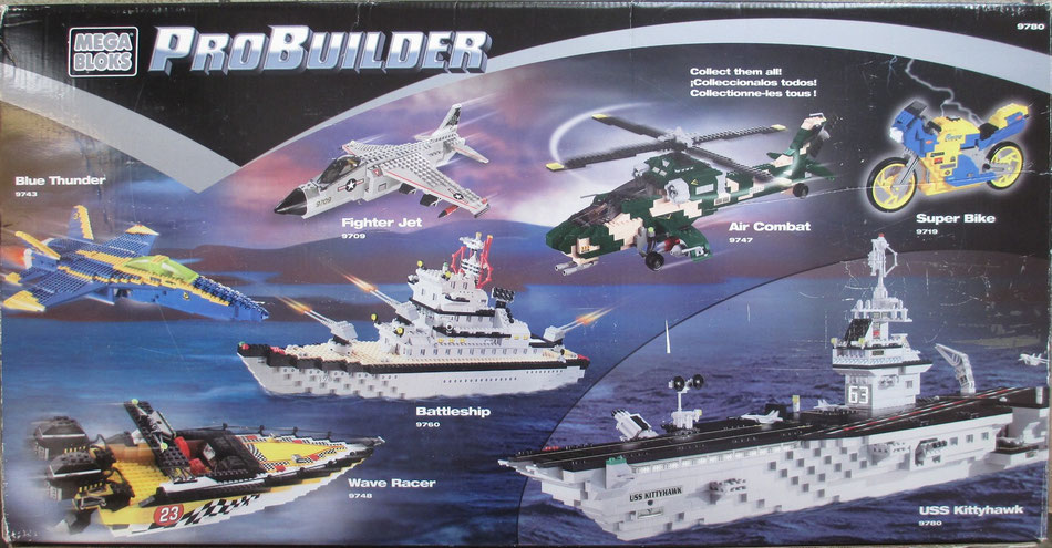 Mega Bloks Kitty Hawk - Aircraft Carrier Building Bricks World