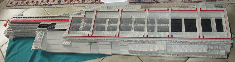 Telporarily, i used red Lego bricks