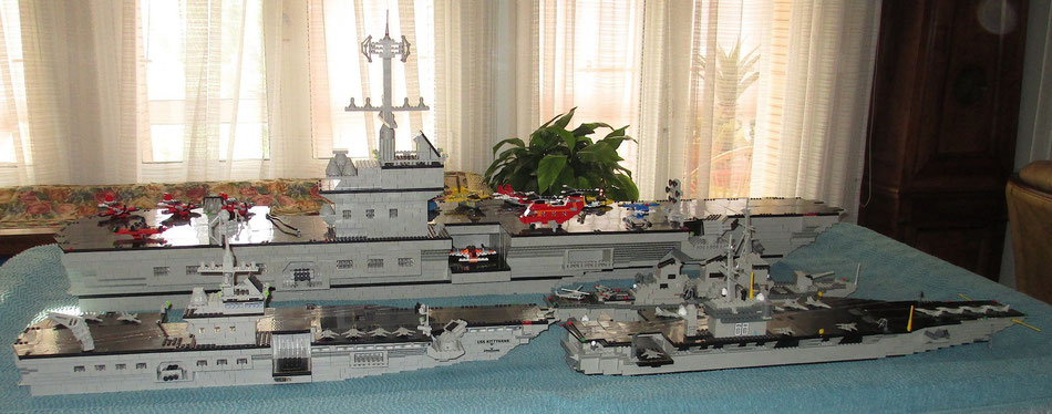 USS Kitty Hawk megabloks probuilder double size lego compatible