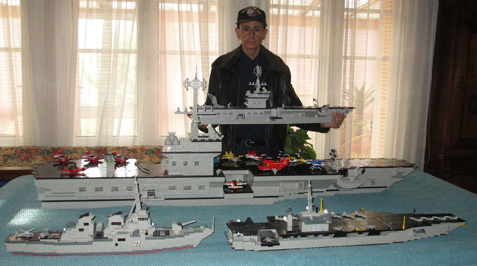 USS Kitty Hawk megabloks probuilder double size lego compatible