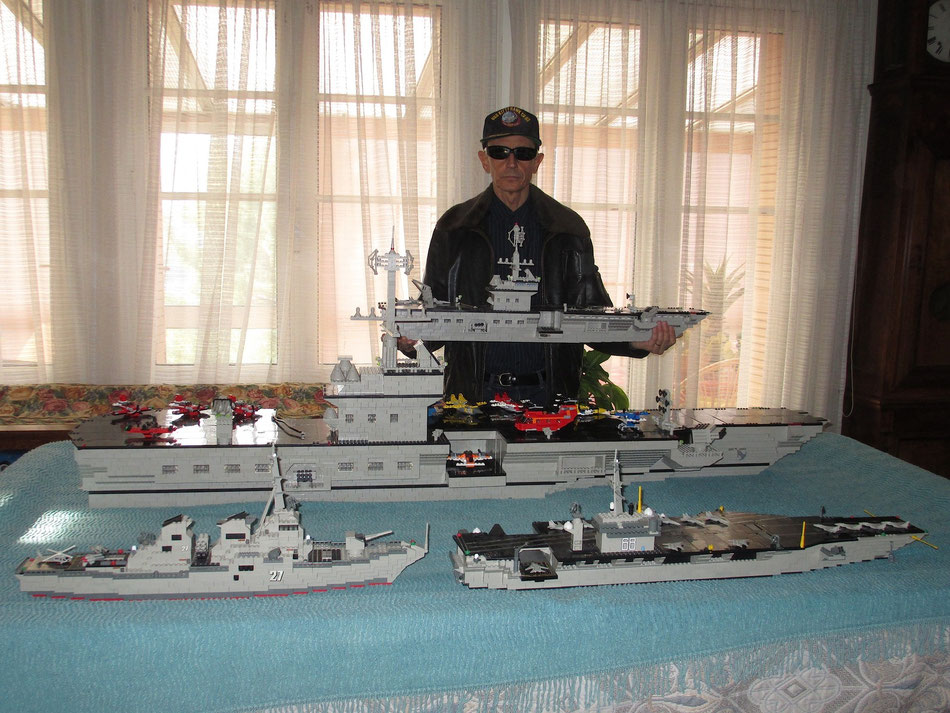 USS Kitty Hawk megabloks probuilder double size lego compatible