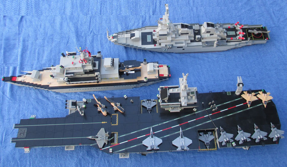 Mega bloks aircraft carrier top