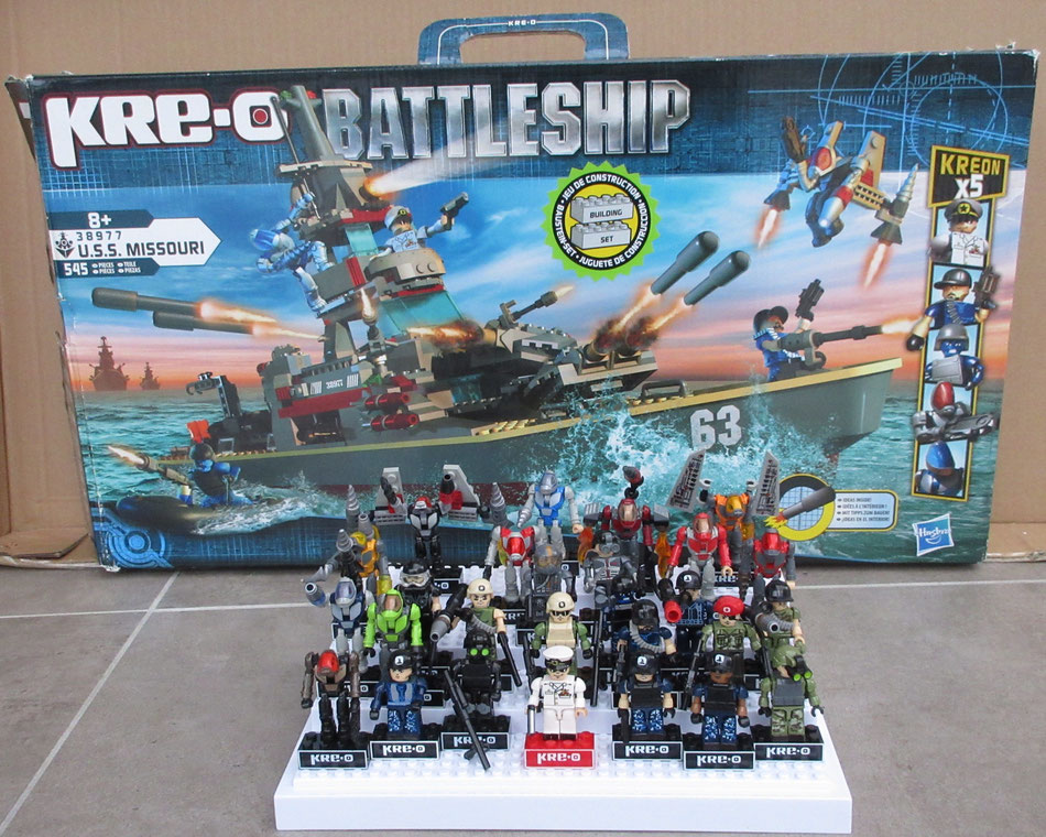 kre o battleship hasbro kreo all kreons aliens humans 2012 minifigures minifigs