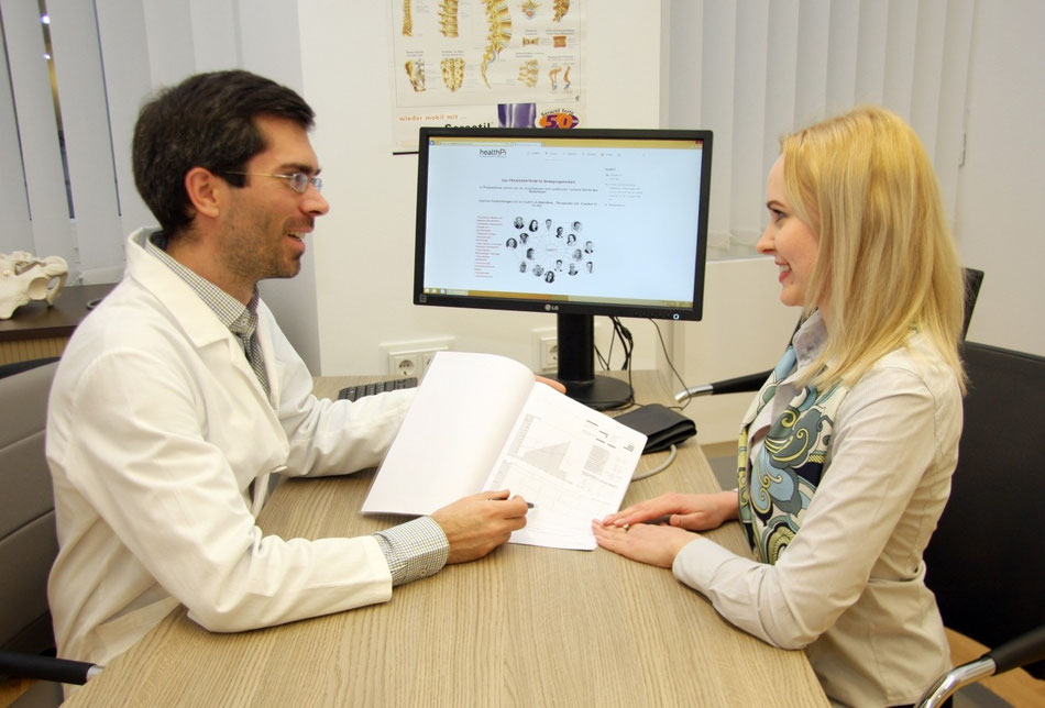 Arzt Beratungsgespräch