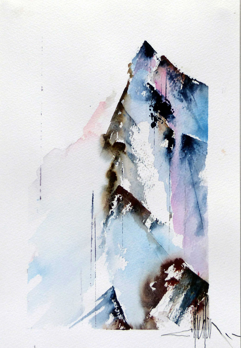 429 Ascension XI - 2018 - Aquarelle 20 x 30