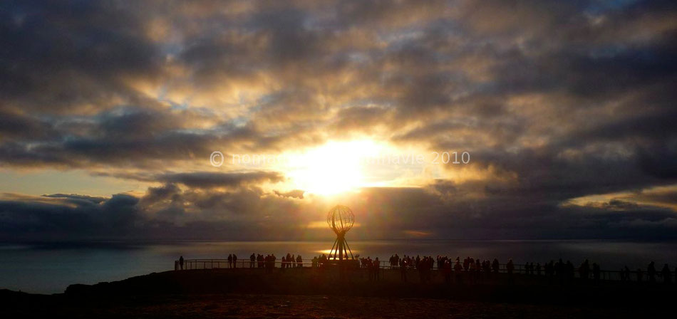 Soleil de minuit au Cap Nord