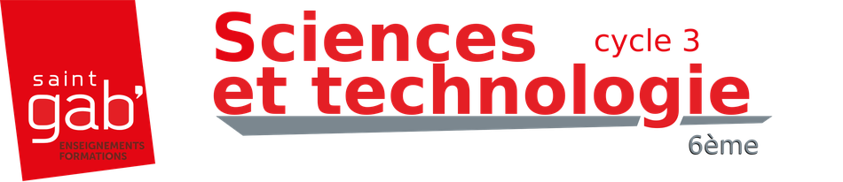 Sciences et technologie cycle 3 - Saint Gab'