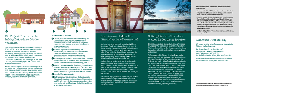 Prospekt Stiftung Hirschen-Ensemble