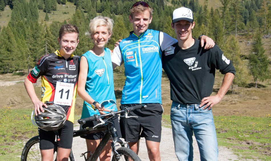 Polizengams-Sieger 2014 - Christof Hochenwarter - Susanne Mair, Markus Hohenwarter, Michael Kurz ©guha