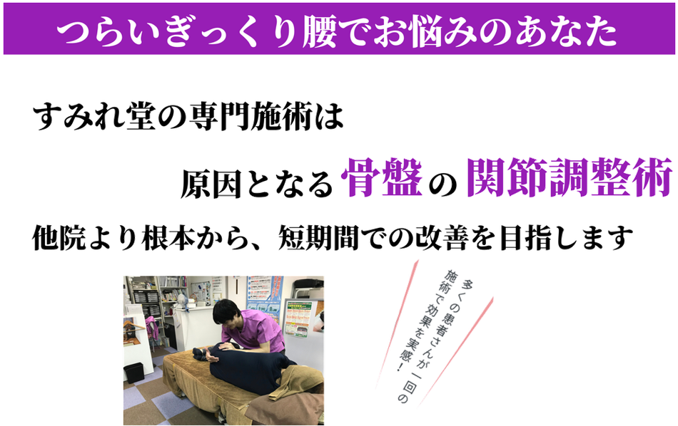 ぎっくり腰について