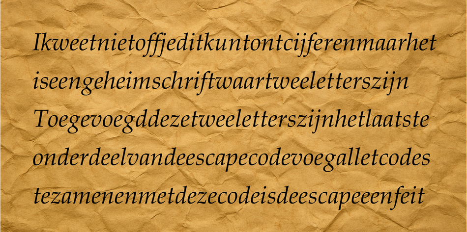 geheimschrift
