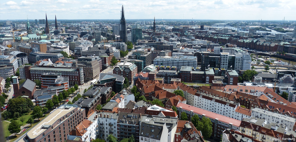 Luftbild Hamburg City