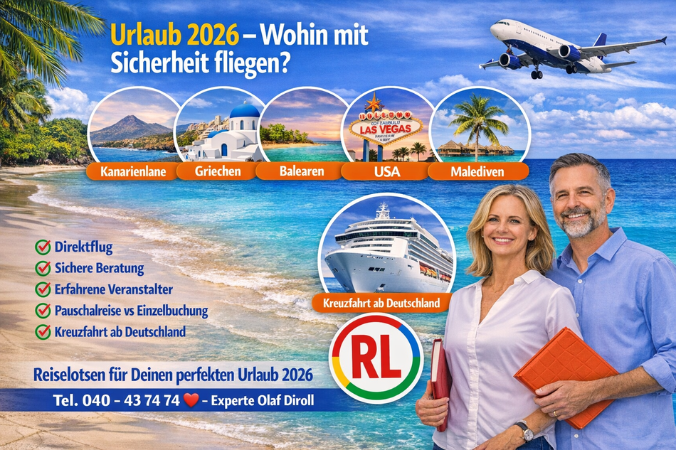 Häufige Frage Urlaub 2026 wohin - Reisebüro Reiselotsen hilft und nennt Reiseideen, Destinations und Urlaubsziele in Asien mit Sri Lanka, Thailand und Vietnam sowie Karibikreisen inkl. Flug 2026-2027