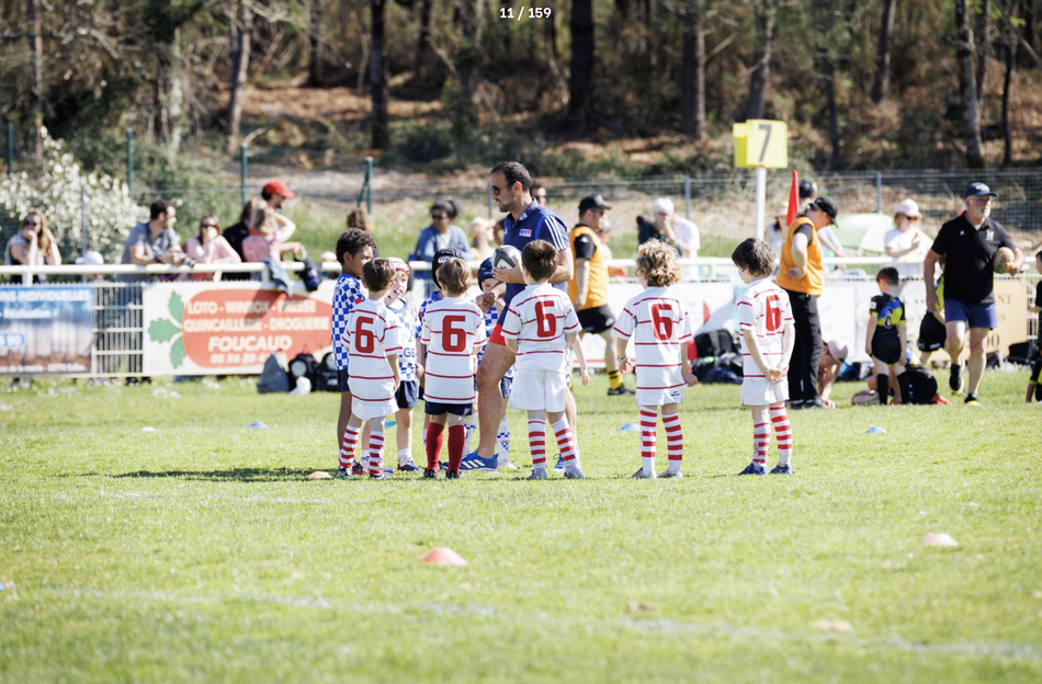 L'école de rugby Salles - Sanguinet est l'une des plus importantes du département./Crédit photo AD Photographie - Aurélien Delanne.