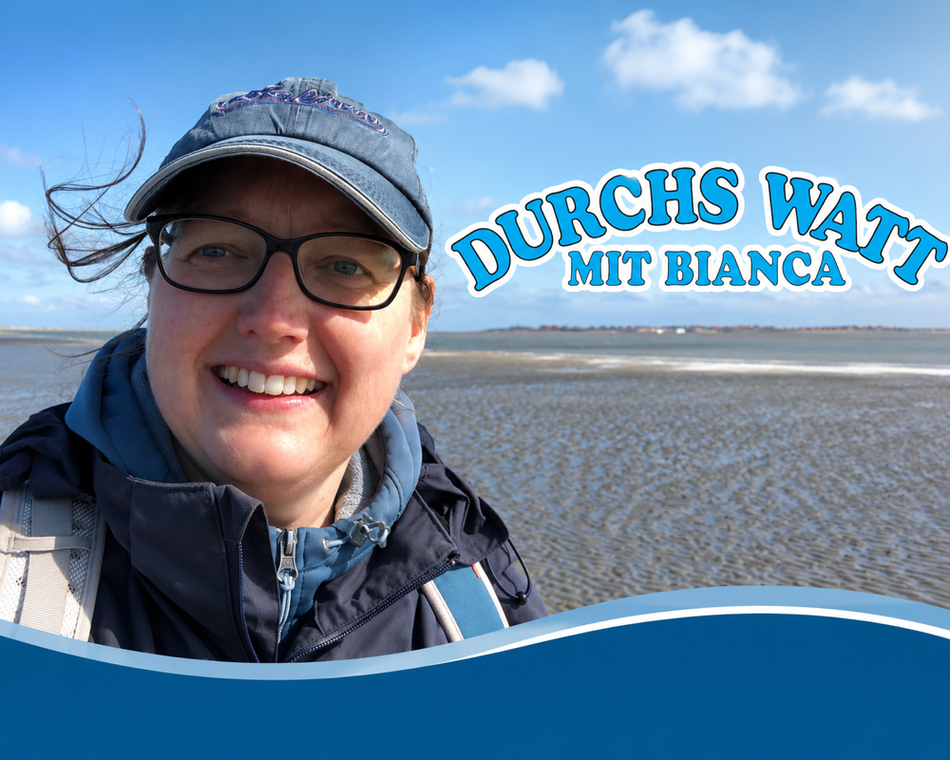 Wattführerin Bianca Brüggemann freut sich mit Ihnen den Nationalpark Wattenmeer zu entdecken. © Bianca Brüggemann