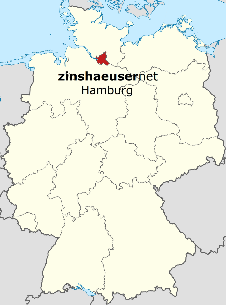 Karte Hamburg Zinshäuser
