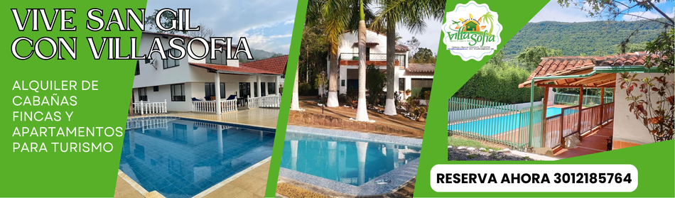 Alquiler de cabañas y casas campestres con piscina privada en San Gil, Barichara, Socorro y alrededores. Ambientes familiares, naturales y confortables