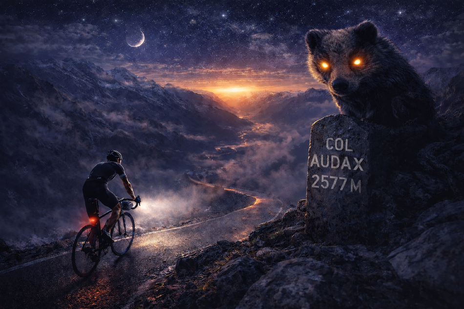 Mystisches Wesen über der Alpenstrasse - der Audachs
