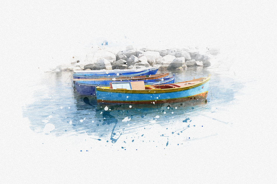 Swaen, Into new waters, digital watercolor, 2024