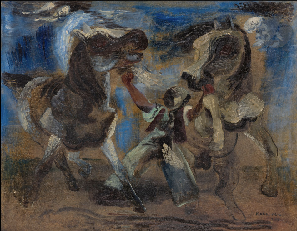 Sigismond Kolos-Vary, huile sur toile signée et datée 1930 , expose à la galerie agnes thiebault