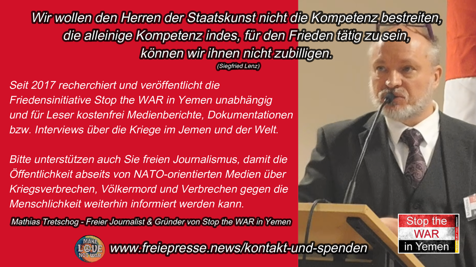 Mathias Tretschog - Freie Presse News & Stop the WAR in Yemen