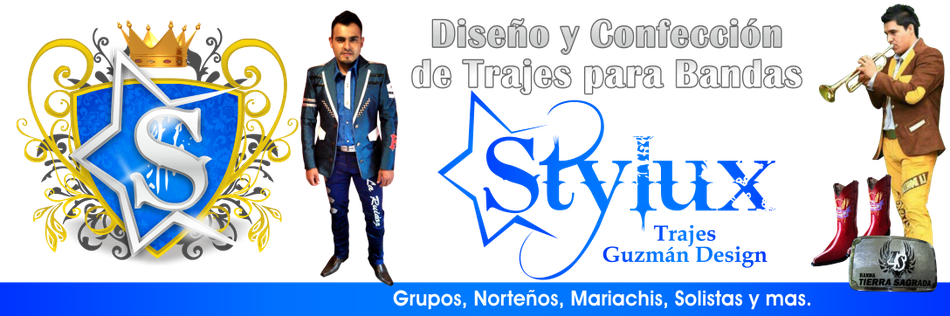 Trajes para Bandas y grupos norteños Stylux Trajes Guzman