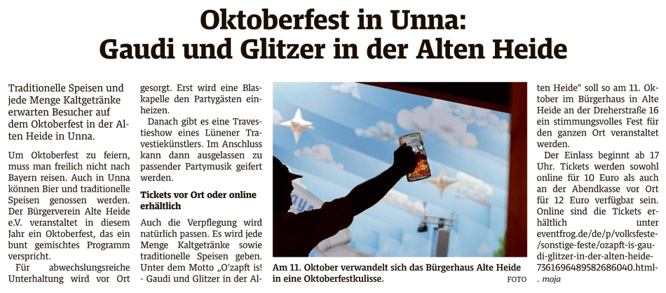 Quelle: Hellweger Anzeiger 26.08.2025