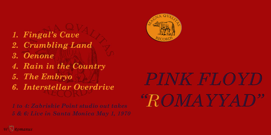 Pink Floyd - ROMAYYAD - MQR 002